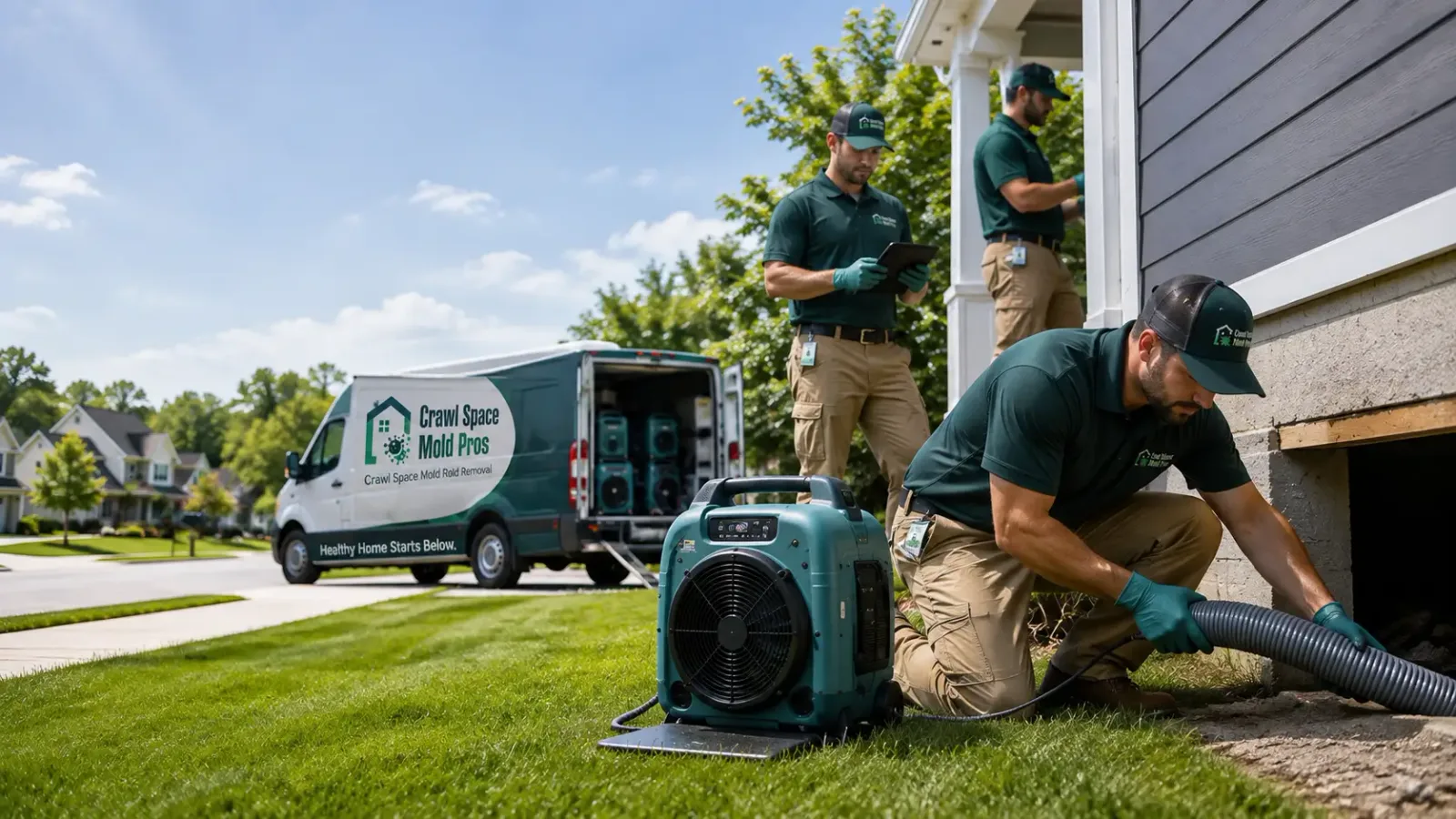 Crawl Space Mold Removal in Antelope, CA